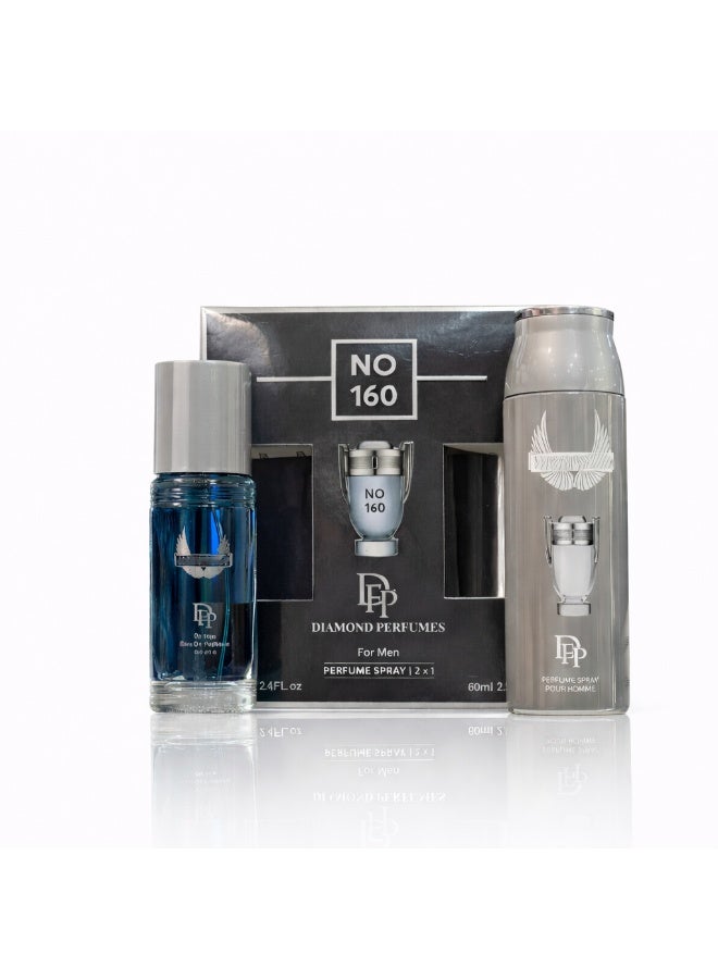 GIFT SET NO 160 PERFUUME SPRAY 2*1 For Men